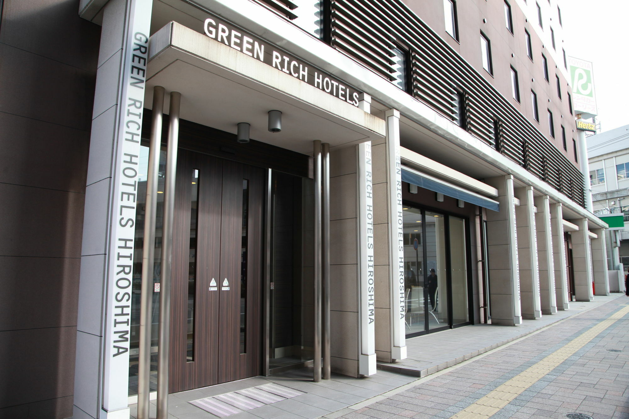 Green Rich Hotel Hiroshima Shinkansenguchi Exterior foto